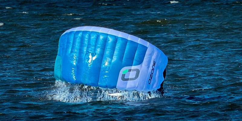 Parawing coming off the water