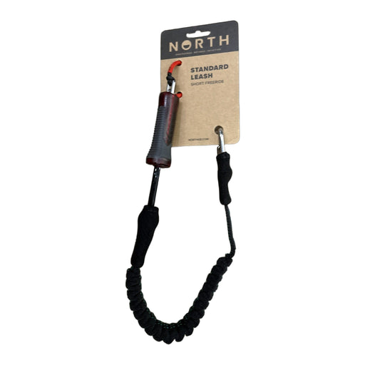 North Standard Leash Short Freeride short kite safety leash in packaging, white background
