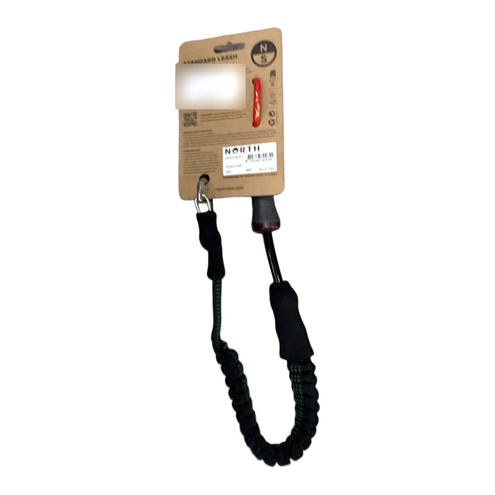Back of North Standard Leash packaging showing quick release and leash details
