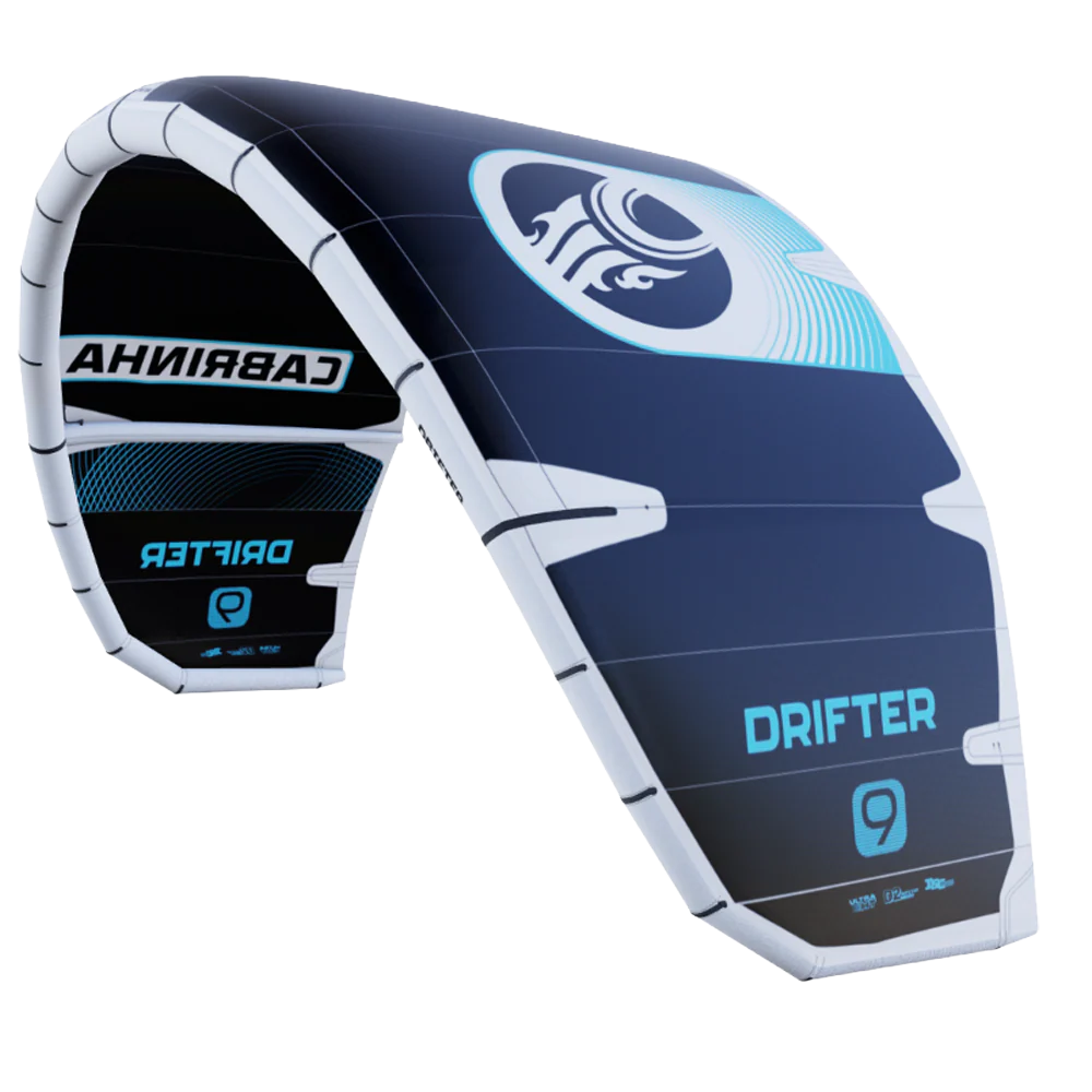 Aile De Kitesurf Cabrinha Drifter 13 D'Occasion - Très Bon État Sans Trous - Avec Barre Et Sac