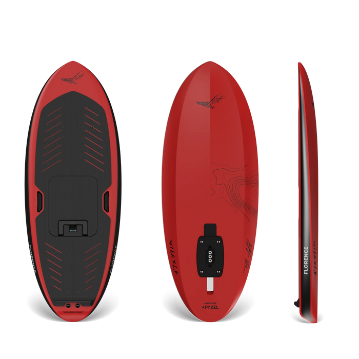 Lift Florence 4.7 Lift X E Foil 49L - Florence Red, LIFT,eFOIL - Lift Electric Foil Complete Package