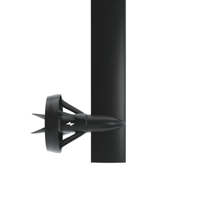 Duotone Foil Assist AL Cruise motor and folding propeller detail