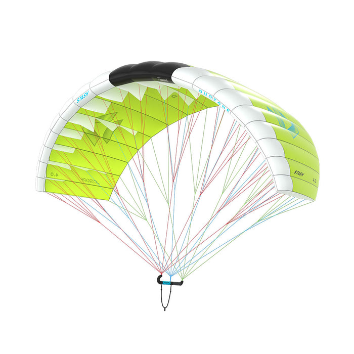 duotone stash parawing v2 - white/green color front view