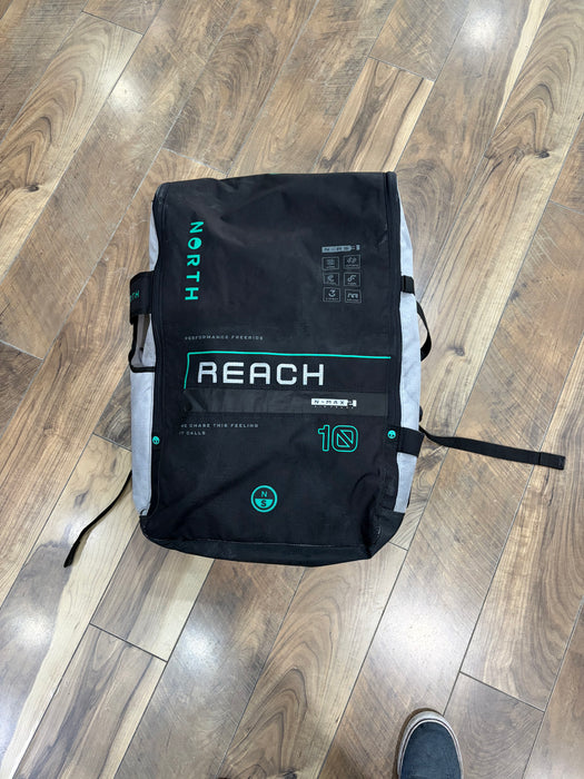 North Reach 10m kite and Naish Motion 138 board package, used and new gear setup