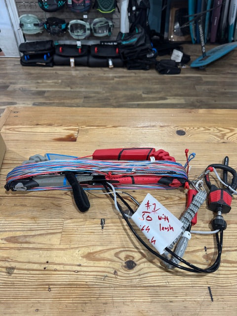 Naish S27 Torque QR Kite Control Bar 50 Used #1 w/Leash