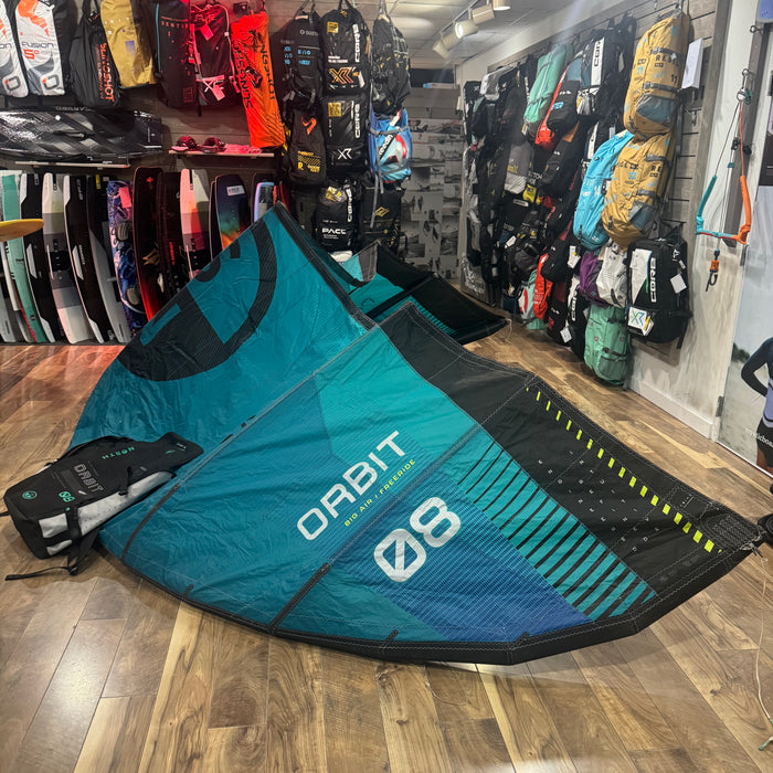 2026 North Orbit  8m Kite Used Turquoise