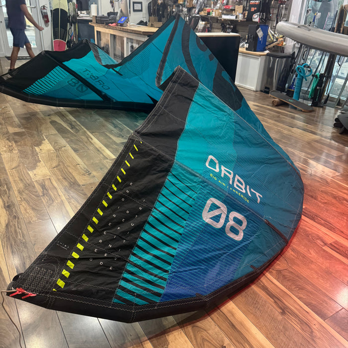 2026 North Orbit  8m Kite Used Turquoise