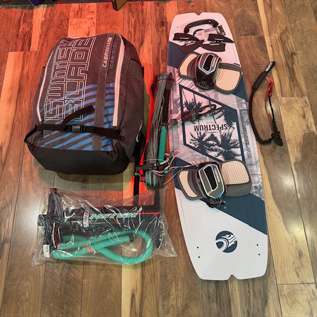 Cabrinha Switchblade 12m Used with Spectrum kiteboard Complete Package