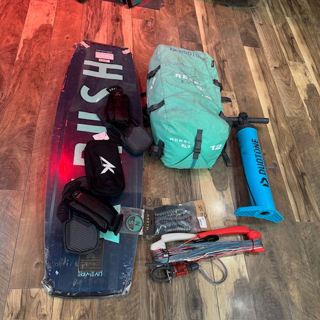 2023 Duotone Rebel SLS 12m Kiteboarding Package Used, DUOTONE,KITEBOARDING PACKAGES