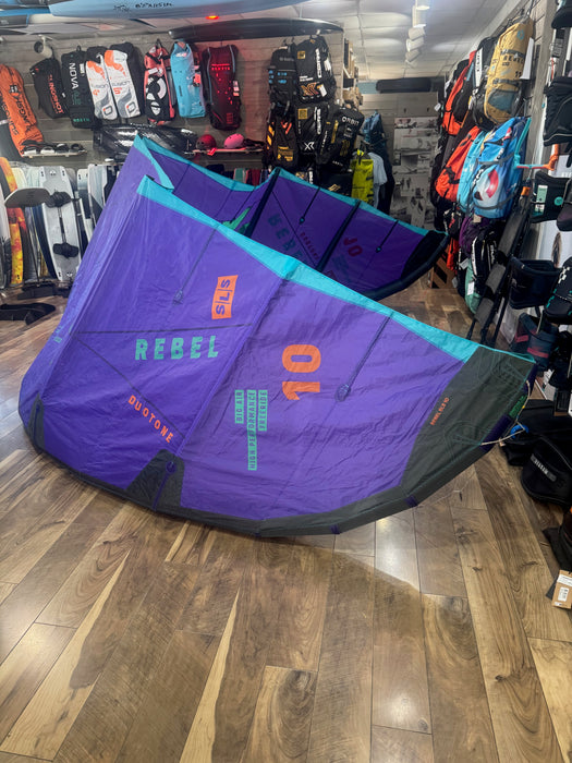 2026 Duotone Rebel SLS 10m Kite Used Purple, DUOTONE,USED GEAR - Used kites for sell