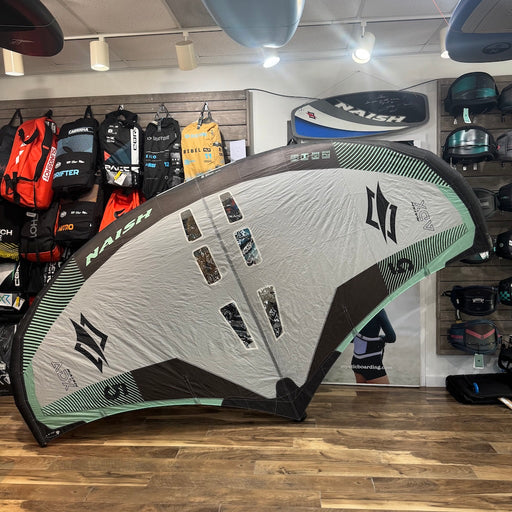 2025 Naish ADX Wing Gray/Black/Teal 5m USED, NAISH,USED GEAR - Used Wings for sell