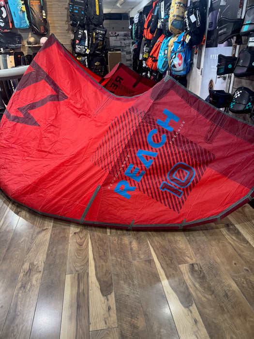 2023 North Reach 10m Kite Used Red, NORTH,USED GEAR - Used kites for sell