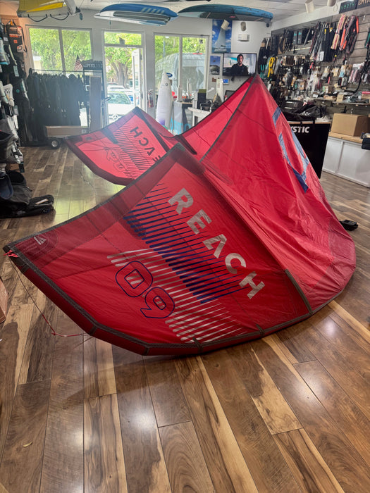 2021 North Reach 9m Kite Used Red, NORTH,USED GEAR - Used kites for sell