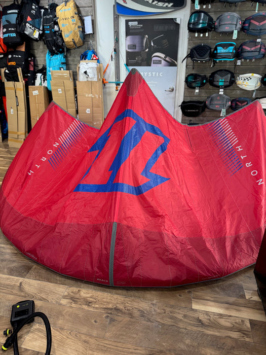 2021 North Reach 9m Kite Used Red, NORTH,USED GEAR - Used kites for sell