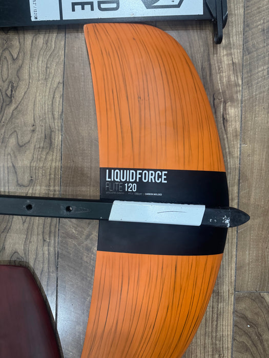 Liquid Force Flite 120 And Thruster 57 Used Wake Foil Set Complete