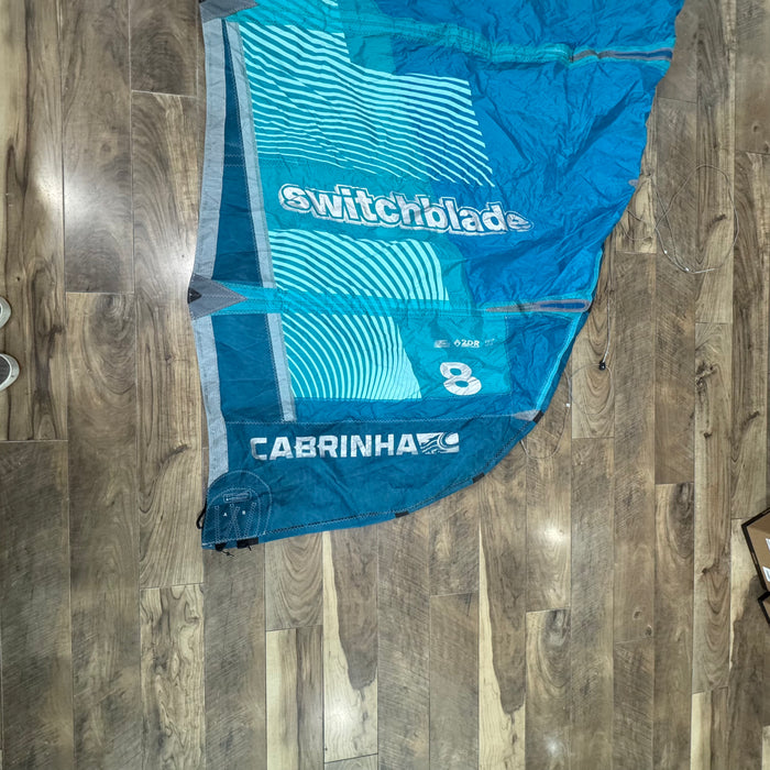 2019 Cabrinha Switchblade 8m Kite Used