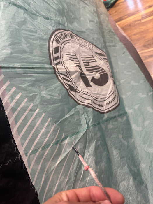 2018 Cabrinha Contra 17 used kite by Reedin, close-up product view