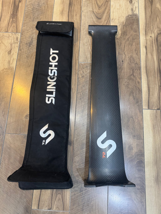 Used Slingshot One-Lock carbon 72cm foil mast displayed against a plain background