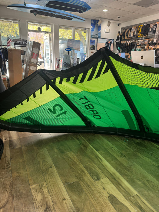 2027 North Orbit 12m Kite Used  (super lime)