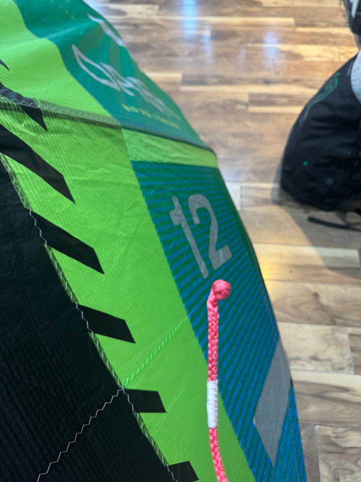 2027 North Orbit 12m Kite Used  (super lime)