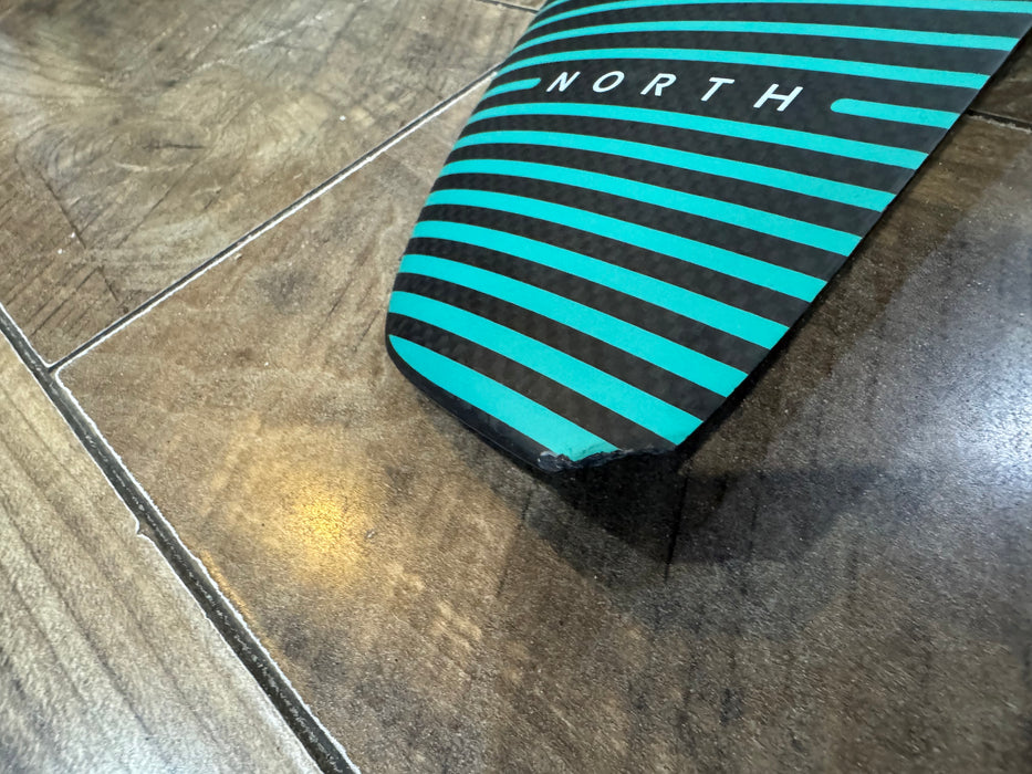 North Sonar HA1450 used front wing for foil set, shown in gray with curved high-aspect design