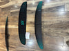 North Sonar HA1450 front wing used foil set in black and gray, viewed from above