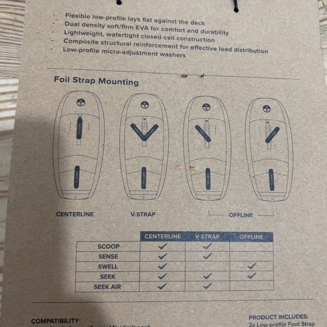 2024 North Free-Lo Foil Strap set of two, NORTH,KITEBOARDING GEAR ALL - KITE ACCESSORIES - STRAPS