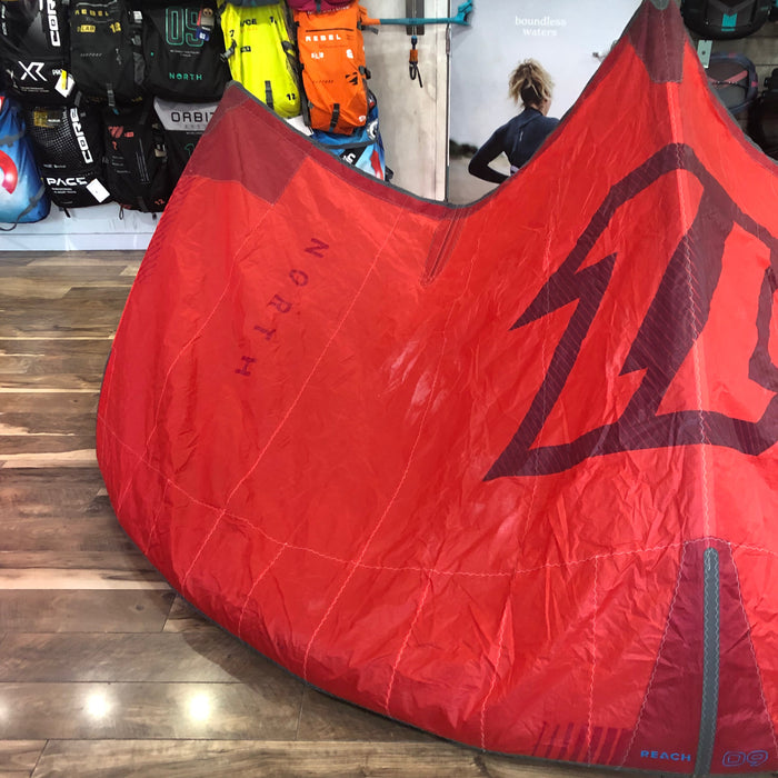 2021 North Reach 9m Kite Used Red, NORTH,USED GEAR - Used kites for sell