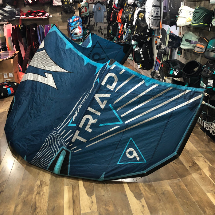 Naish 24/25 Triad Kite dark blue 9m Used, NAISH,USED GEAR - Used kites for sell