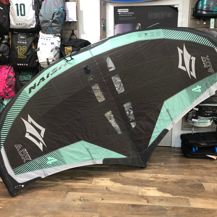 2025 Naish ADX Wing Black/Teal/Gray 4m USED