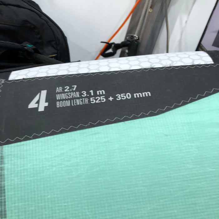 2025 Naish ADX Wing Black/Teal/Gray 4m USED