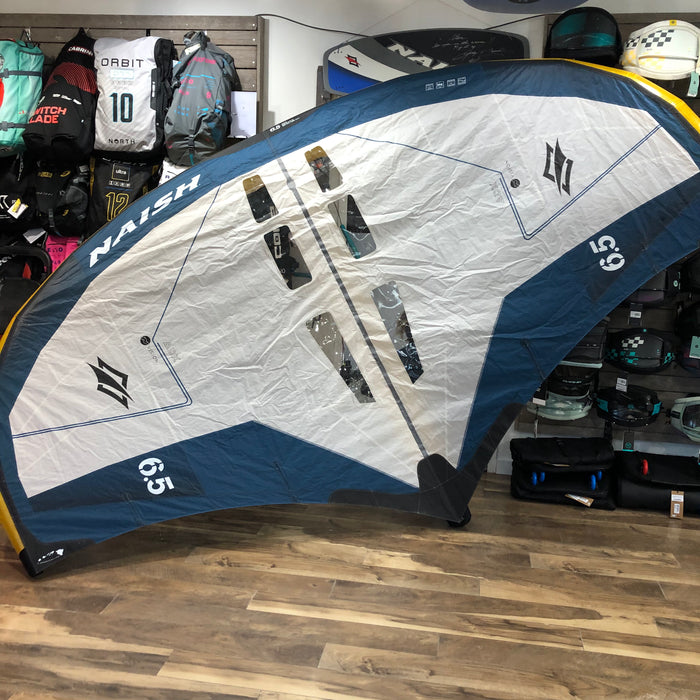 2025 Naish ADX NVision Wing Black/Grey/Blue 6.5m USED