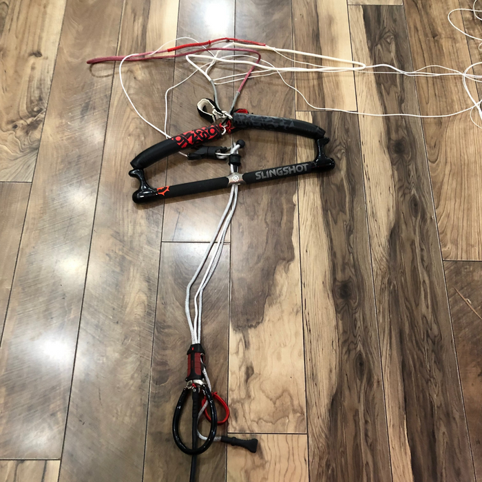 2014 Slingshot Comp Stick Control Bar 17" Bar X 24m lines Used