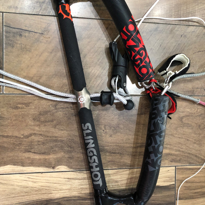 2014 Slingshot Comp Stick Control Bar 17" Bar X 24m lines Used
