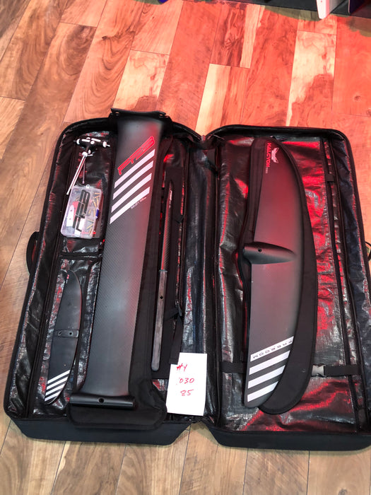 #4 Freedom Foil Boards FFB Halcyon 1030 Complete Carbon Foil Kit 85cm Mast Used