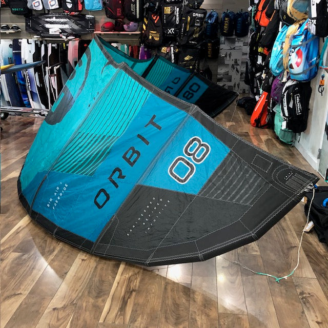 2024 North Orbit 8m Kite Used green/blue