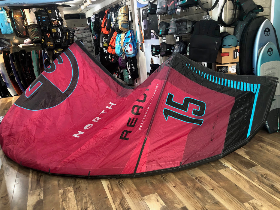 2025 North Reach 15m Kite Used Rubine Red, NORTH,USED GEAR - Used kites for sell