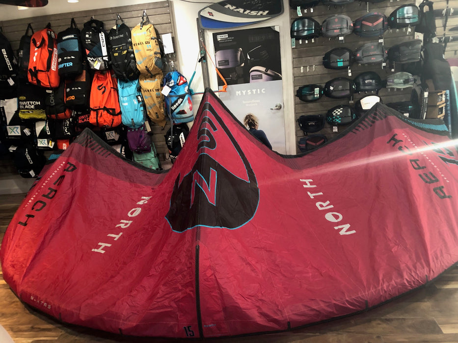 2025 North Reach 15m Kite Used Rubine Red, NORTH,USED GEAR - Used kites for sell
