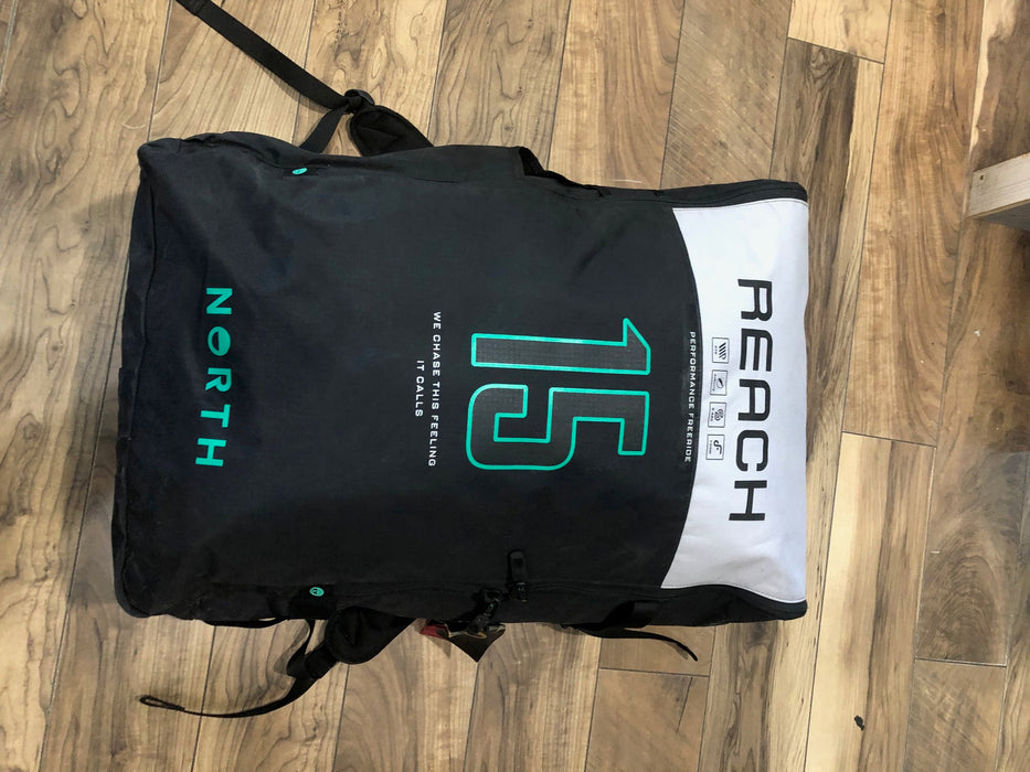 2025 North Reach 15m Kite Used Rubine Red, NORTH,USED GEAR - Used kites for sell