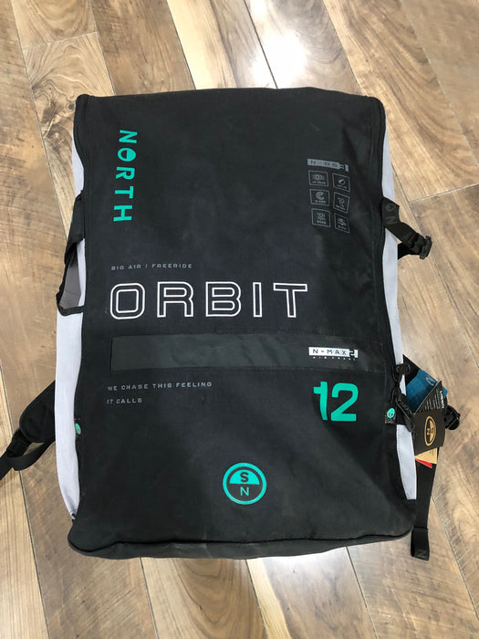 2026 North Orbit 12m Kite Used Turquoise, NORTH,USED GEAR - Used kites for sell