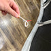 2026 Cabrinha Switchblade 10m used kite in black and white, shown laid out for inspection