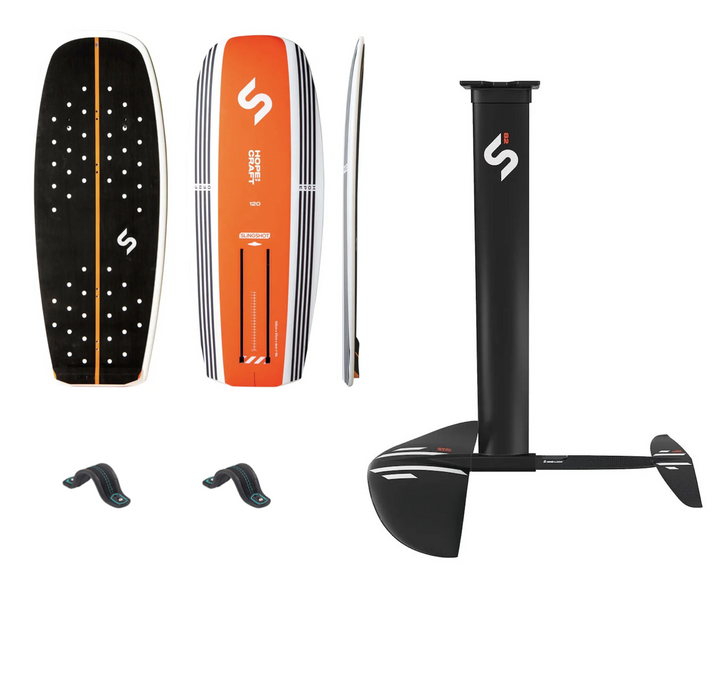 Slingshot One Lock Kiteboarding Foil Package Complete, Force Kiteboarding,
