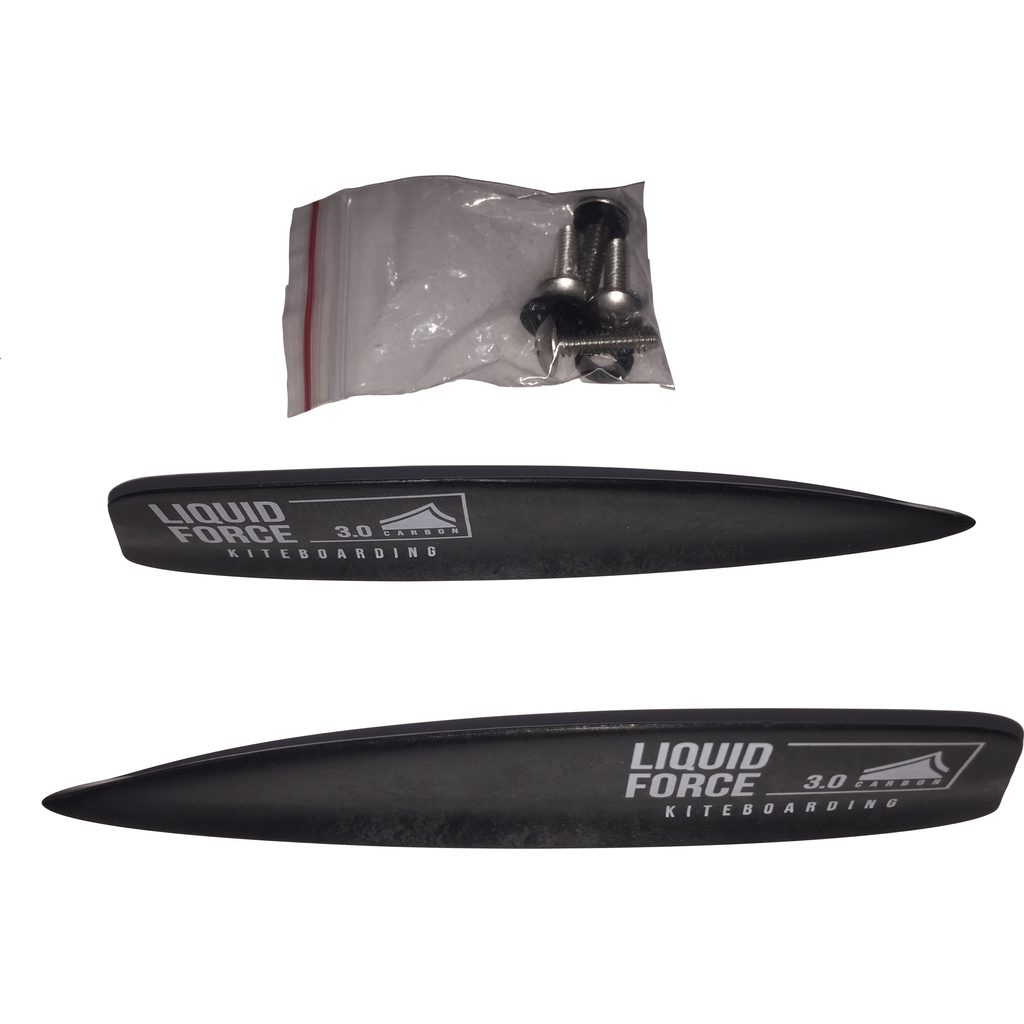 2019 Liquid Force Carbon Comp Fin (Pair), LIQUID FORCE,KITEBOARDING GEAR ALL - KITE ACCESSORIES - REST