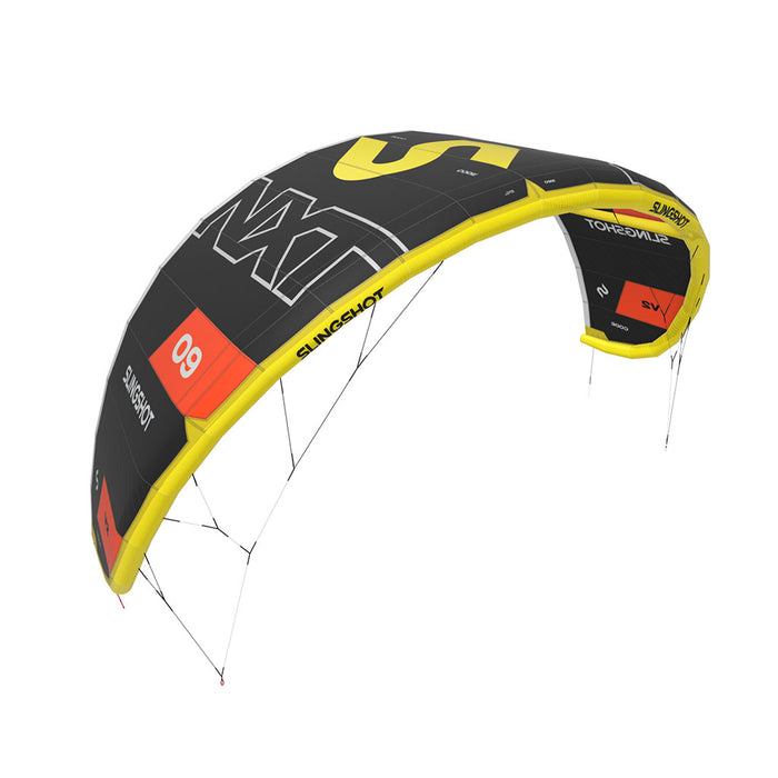 Code NXT v2 kite with branding on a white background