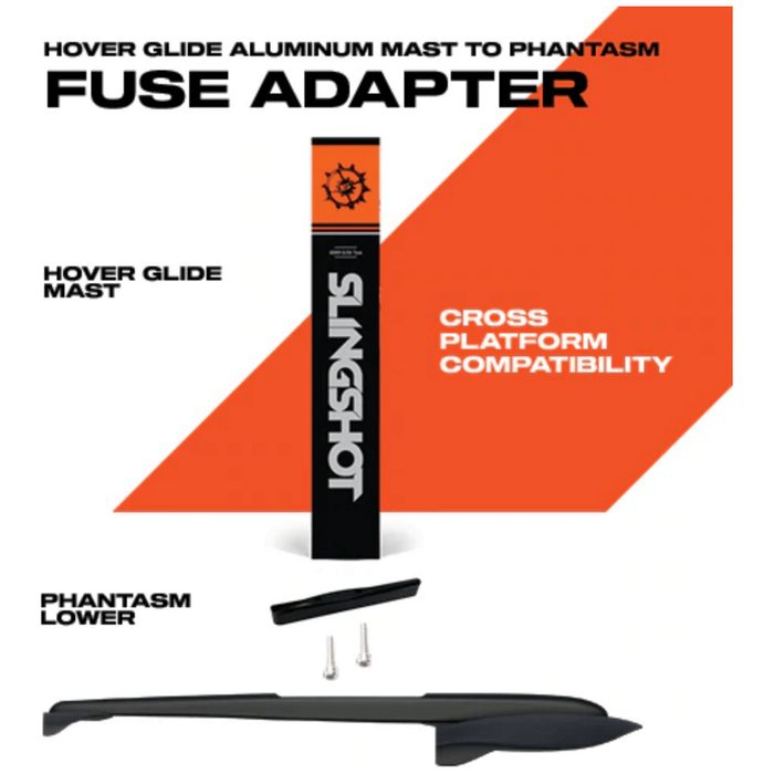 2022 Slingshot HG Aluminum Mast to Phantasm Fuse Adapter, SLINGSHOT,FOIL - Mast