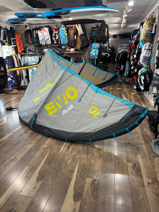 2025 Duotone Evo D/Lab L.E. 10m Kite Used + 2026 Duotone Trust+Free-ride loop Used Complete