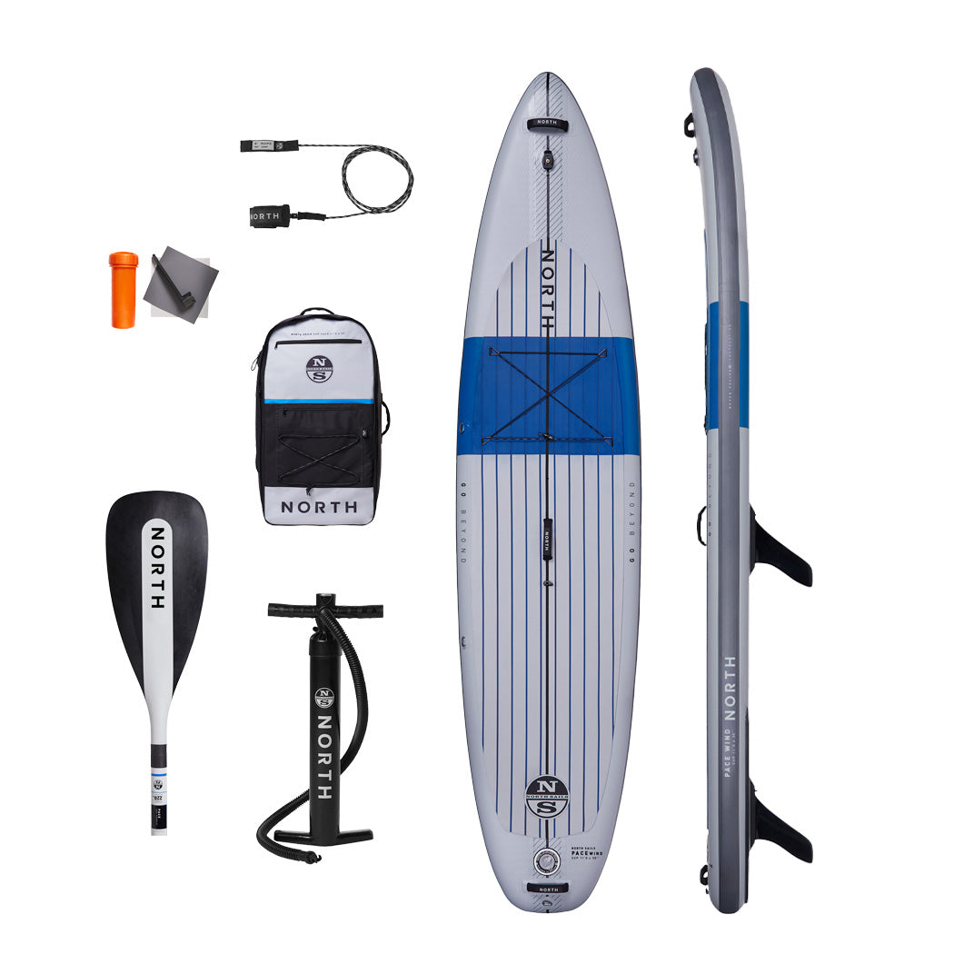 North Pace Wing SUP 11'0 x 30 Inflatable Package | Force Kite & Wake