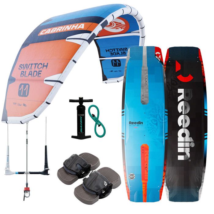 Cabrinha Switchblade Beginner Kiteboarding Package, Force Kiteboarding,KITEBOARDING PACKAGES
