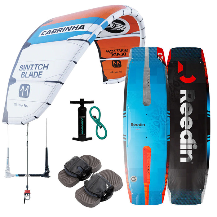 Cabrinha Switchblade Beginner Kiteboarding Package, Force Kiteboarding,KITEBOARDING PACKAGES