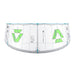 Duotone 2027 Evo SLS kiteboarding gear, close-up of the top deck showcasing the sleek design and vibrant graphics.